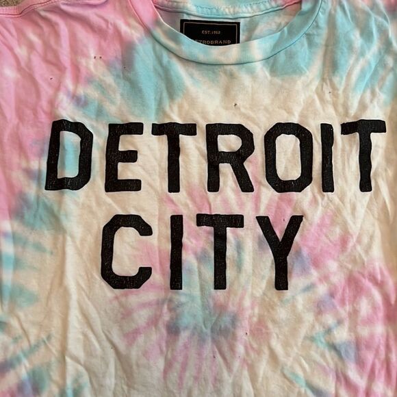 New Detroit Tie Dye Tee XS - Picture 2 of 5